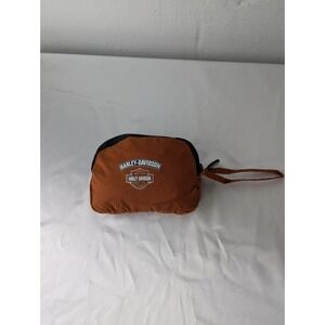 Harley Davidson Orange Packable Nylon Duffel Bag
